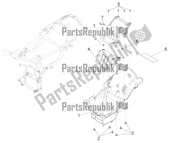 Alle onderdelen voor de Zadelkamer van de Moto-Guzzi MGX 21 Flying Fortress 1400 ABS USA 2018