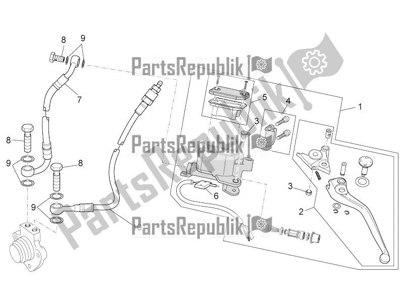 Toutes les pièces pour le Commande D'embrayage Complète du Moto-Guzzi Norge 1200 IE 8V 2016