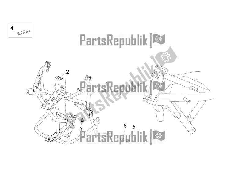 Toutes les pièces pour le Cadre Ii du Moto-Guzzi Norge 1200 IE 8V 2016