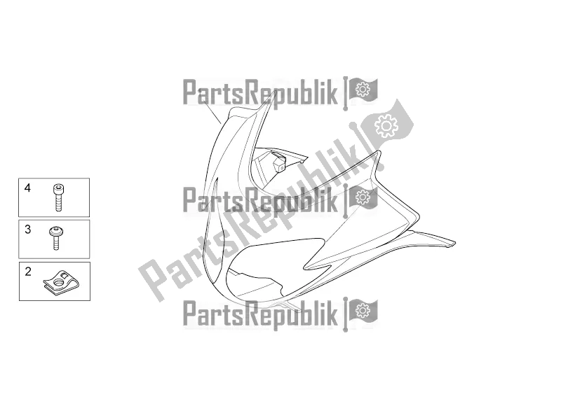 Alle onderdelen voor de Voorkant I van de Moto-Guzzi Norge 1200 IE 8V 2016