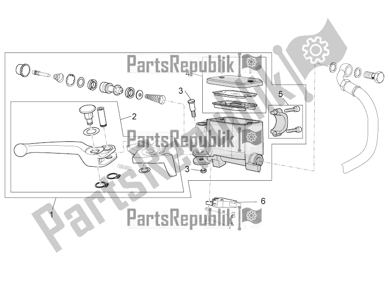 Toutes les pièces pour le Maître-cylindre Avant du Moto-Guzzi Norge 1200 IE 8V 2016