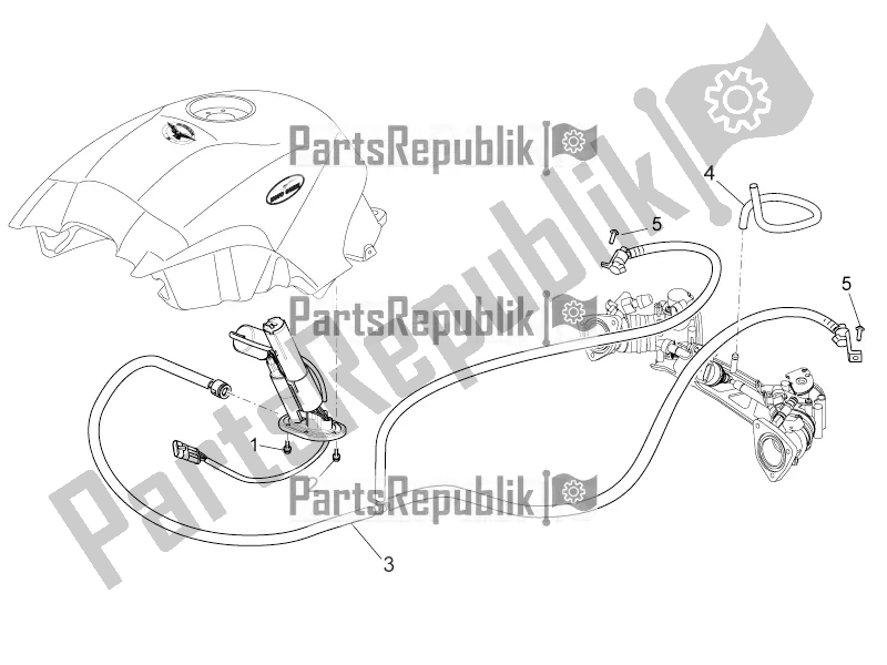 Todas las partes para Suministro De Combustible de Moto-Guzzi Norge 1200 IE 8V 2016