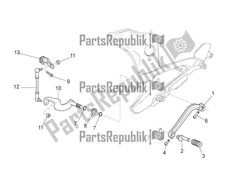 Todas las partes para Palanca De Cambios de Moto-Guzzi Norge 1200 IE 8V 2016