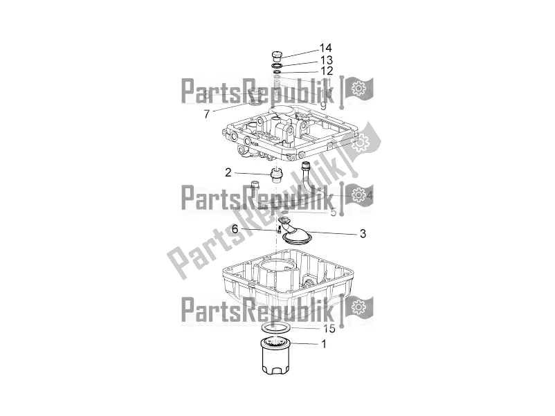 Todas las partes para Filtros De Aceite de Moto-Guzzi Norge 1200 IE 8V 2016