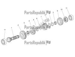 Primary gear shaft