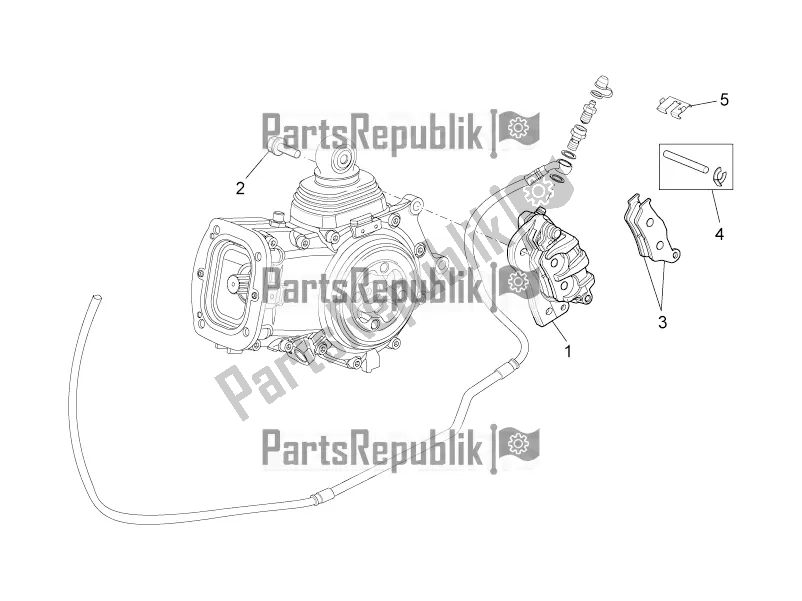 Toutes les pièces pour le étrier De Frein Arrière du Moto-Guzzi Norge 1200 IE 8V 2016