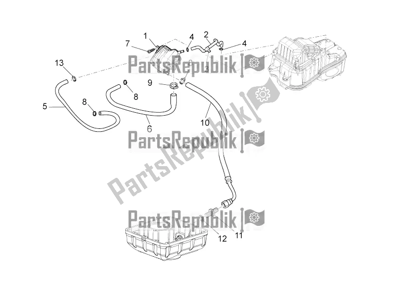 Toutes les pièces pour le Système De Soufflage du Moto-Guzzi Norge 1200 IE 8V 2017