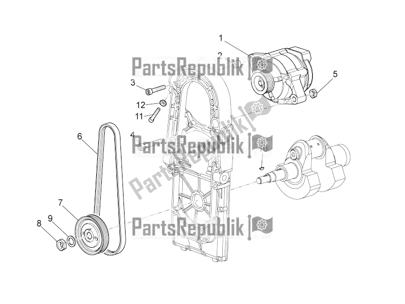 Tutte le parti per il Generatore Di Corrente del Moto-Guzzi Norge 1200 IE 8V 2017