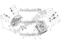 Cylinder head and valves