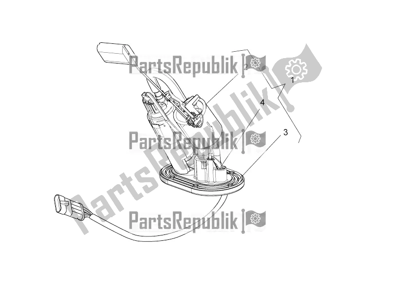 Toutes les pièces pour le Pompe à Carburant Interne du Moto-Guzzi Norge 1200 IE 8V 2017