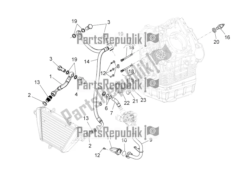 Tutte le parti per il Lubrificazione del Moto-Guzzi Norge 1200 IE 8V 2017