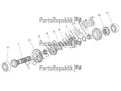 Primary gear shaft