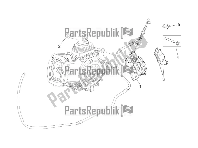 Toutes les pièces pour le étrier De Frein Arrière du Moto-Guzzi Norge 1200 IE 8V 2017