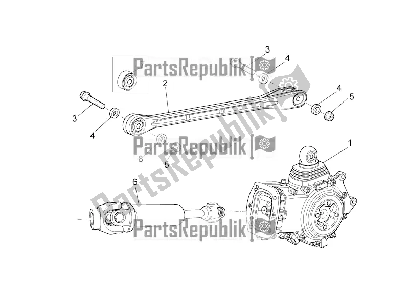 Toutes les pièces pour le Transmission Terminée du Moto-Guzzi Norge 1200 IE 8V 2017