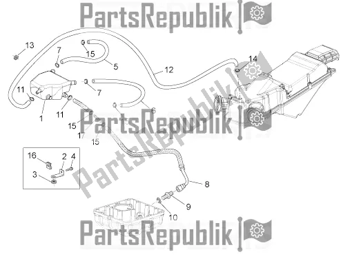 Toutes les pièces pour le Système De Soufflage du Moto-Guzzi Stelvio 1200 8V E3 ABS Std-ntx 2016