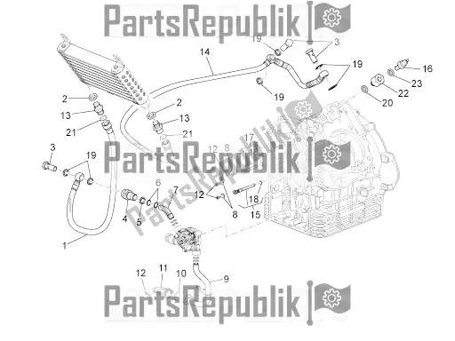 Tutte le parti per il Lubrificazione del Moto-Guzzi Stelvio 1200 8V E3 ABS Std-ntx 2016