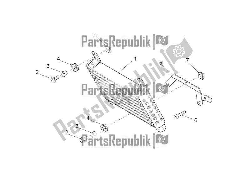 Toutes les pièces pour le Radiateur D'huile du Moto-Guzzi Stelvio 1200 8V E3 ABS Std-ntx 2016