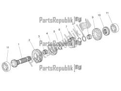 Primary gear shaft