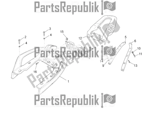 Toutes les pièces pour le Poignée Arrière - Porte-bagages du Moto-Guzzi Stelvio 1200 8V E3 ABS Std-ntx 2016