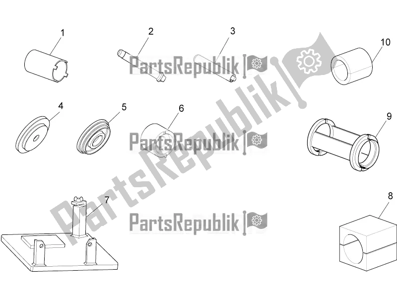 Toutes les pièces pour le Outils Spécifiques Ii du Moto-Guzzi Stelvio 1200 8V E3 ABS Std-ntx 2016