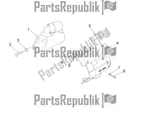 Toutes les pièces pour le Démarreur du Moto-Guzzi Stelvio 1200 8V E3 ABS Std-ntx 2016