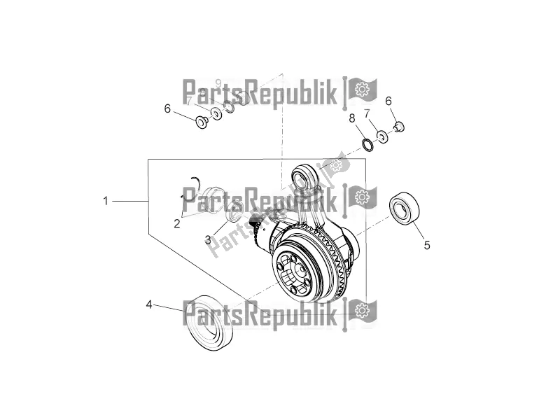 Toutes les pièces pour le Engrenage Conique Trans. Cpl. Du Moto-Guzzi Stelvio 1200 8V E3 ABS Std-ntx 2016