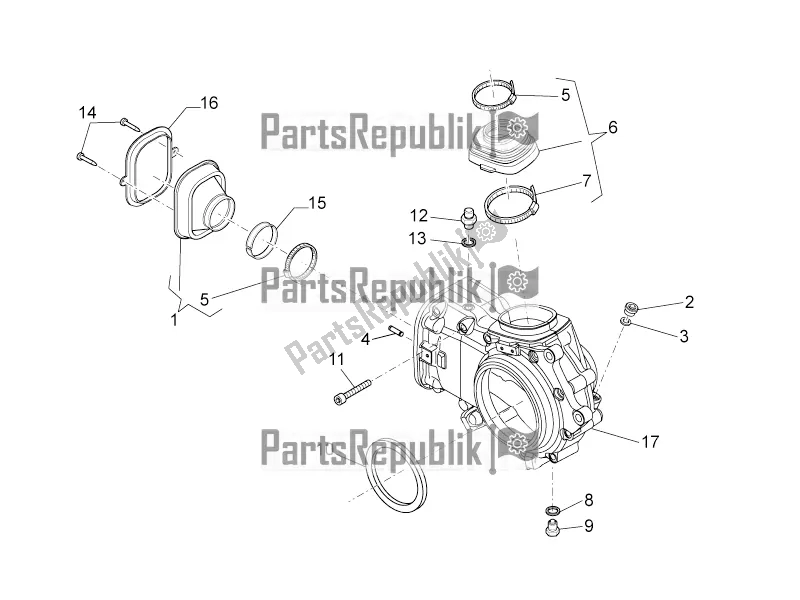 Toutes les pièces pour le Trans. Cpl.-cage du Moto-Guzzi Stelvio 1200 8V E3 ABS Std-ntx 2016