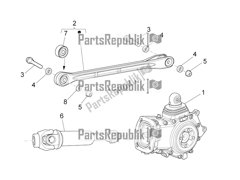 Toutes les pièces pour le Transmission Terminée du Moto-Guzzi Stelvio 1200 8V E3 ABS Std-ntx 2016