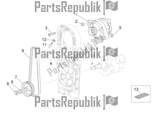 Wszystkie części do Generator Pr? Du Moto-Guzzi Stelvio 1200 8V E3 ABS Std-ntx 2017