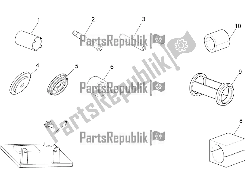 All parts for the Specific Tools Ii of the Moto-Guzzi Stelvio 1200 8V E3 ABS Std-ntx 2017