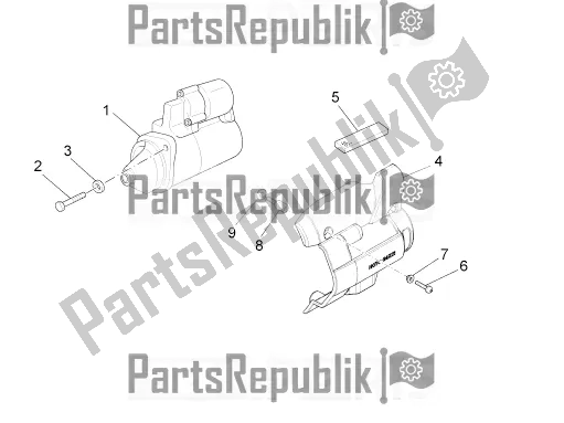Toutes les pièces pour le Démarreur du Moto-Guzzi Stelvio 1200 8V E3 ABS Std-ntx 2017