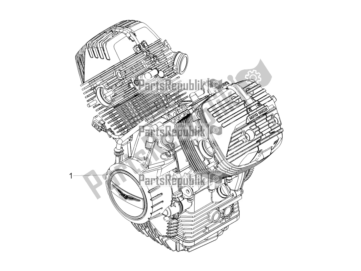 Toutes les pièces pour le Levier Partiel Pour Compléter Le Moteur du Moto-Guzzi V 85 TT E4 ABS 2019 Emea 850 2019