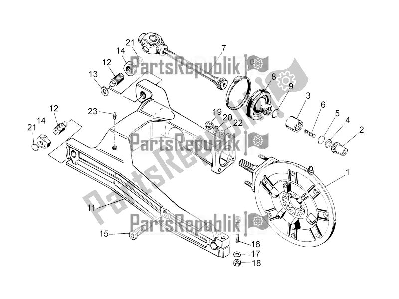 Toutes les pièces pour le Transmission Terminée I du Moto-Guzzi V7 II Racer 750 ABS 2016