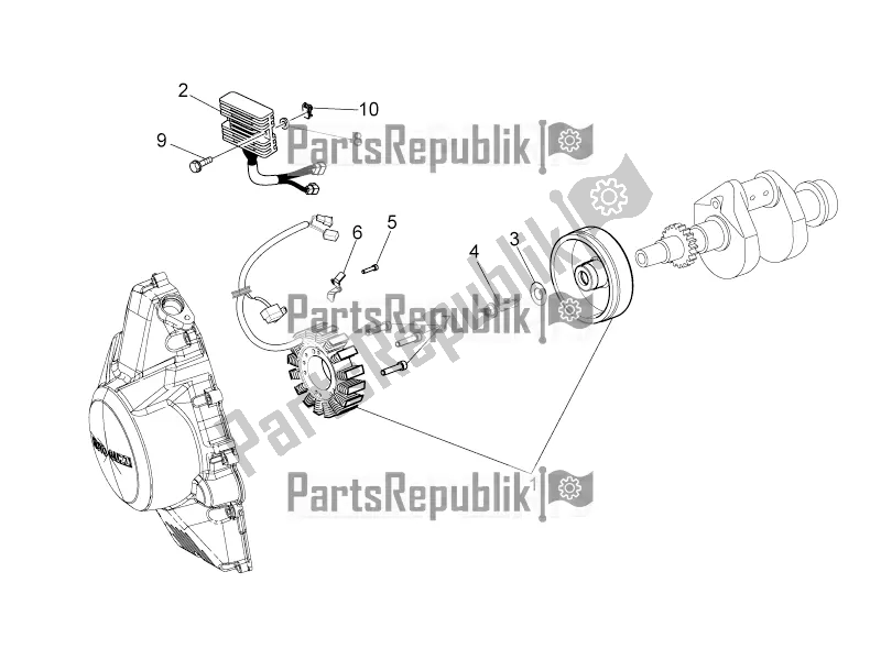 Todas las partes para Generador - Regulador de Moto-Guzzi V7 II Racer 750 ABS USA 2016