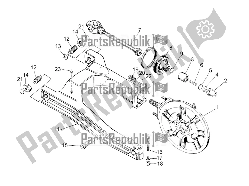 All parts for the Transmission Complete I of the Moto-Guzzi V7 II Racer 750 ABS USA 2016