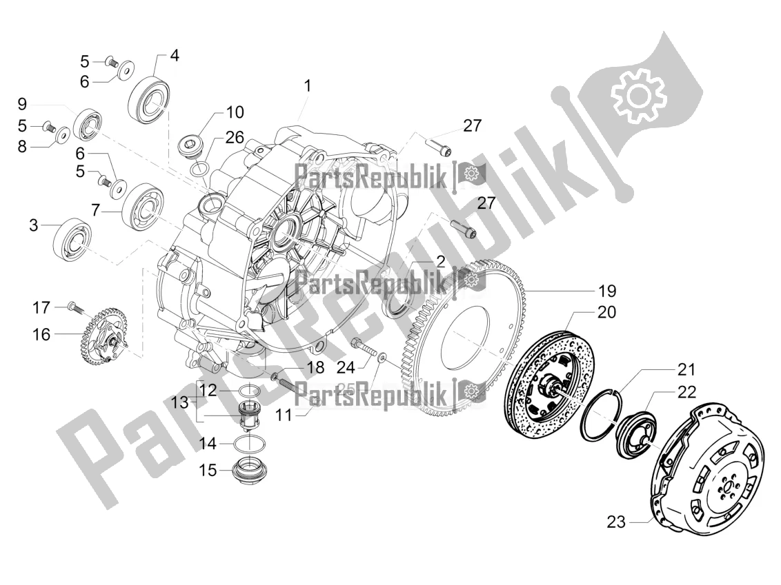 Tutte le parti per il Frizione I del Moto-Guzzi V7 II Special 750 ABS 2016