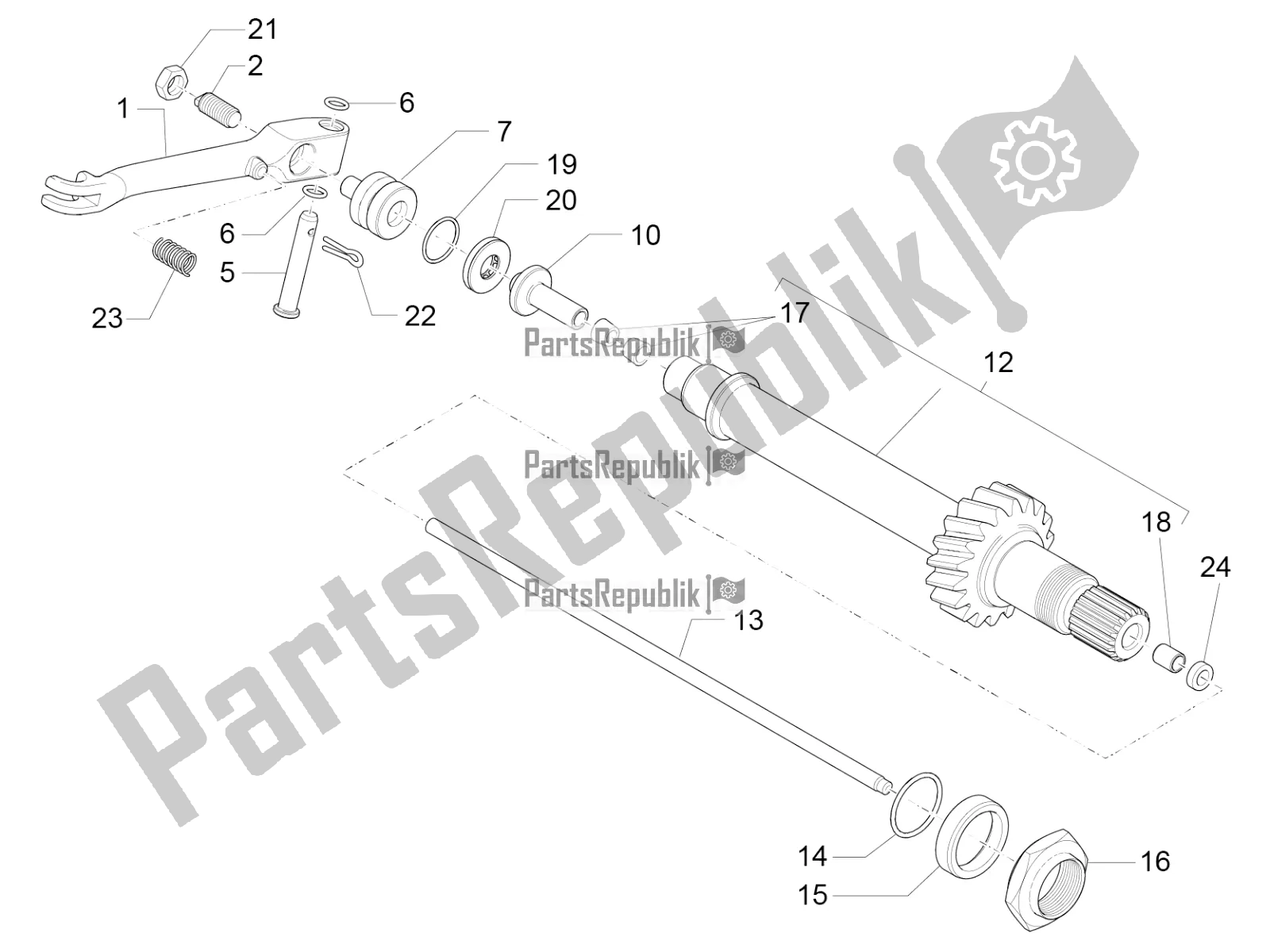 Tutte le parti per il Frizione Ii del Moto-Guzzi V7 II Special 750 ABS 2016