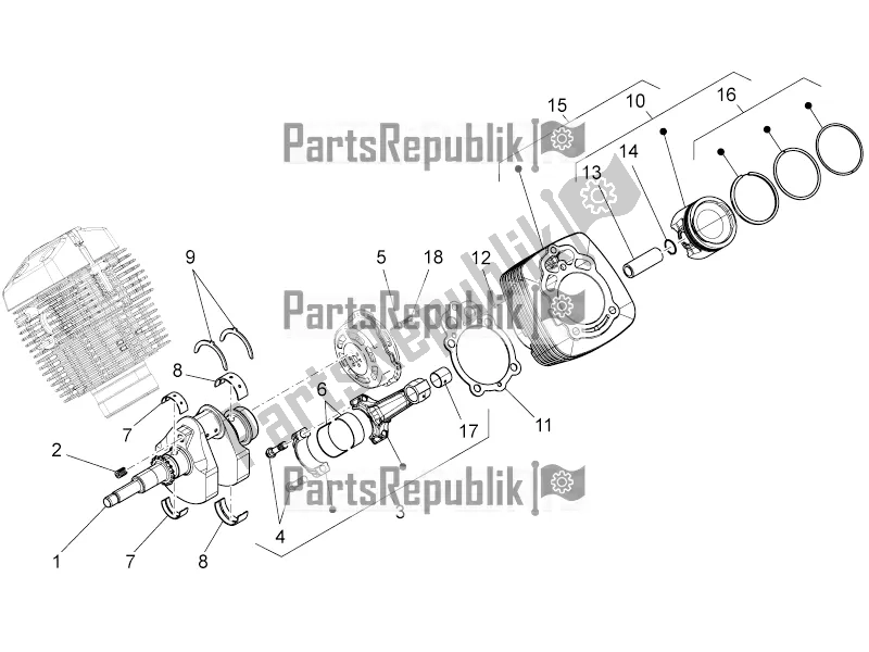 Toutes les pièces pour le Vilebrequin Cpl. Du Moto-Guzzi V7 II Special 750 ABS 2016