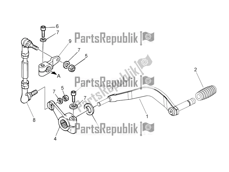 Todas las partes para Palanca De Cambios de Moto-Guzzi V7 II Special 750 ABS 2016