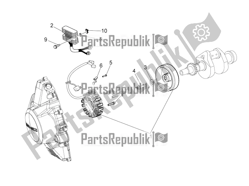 Tutte le parti per il Generatore - Regolatore del Moto-Guzzi V7 II Special 750 ABS 2016