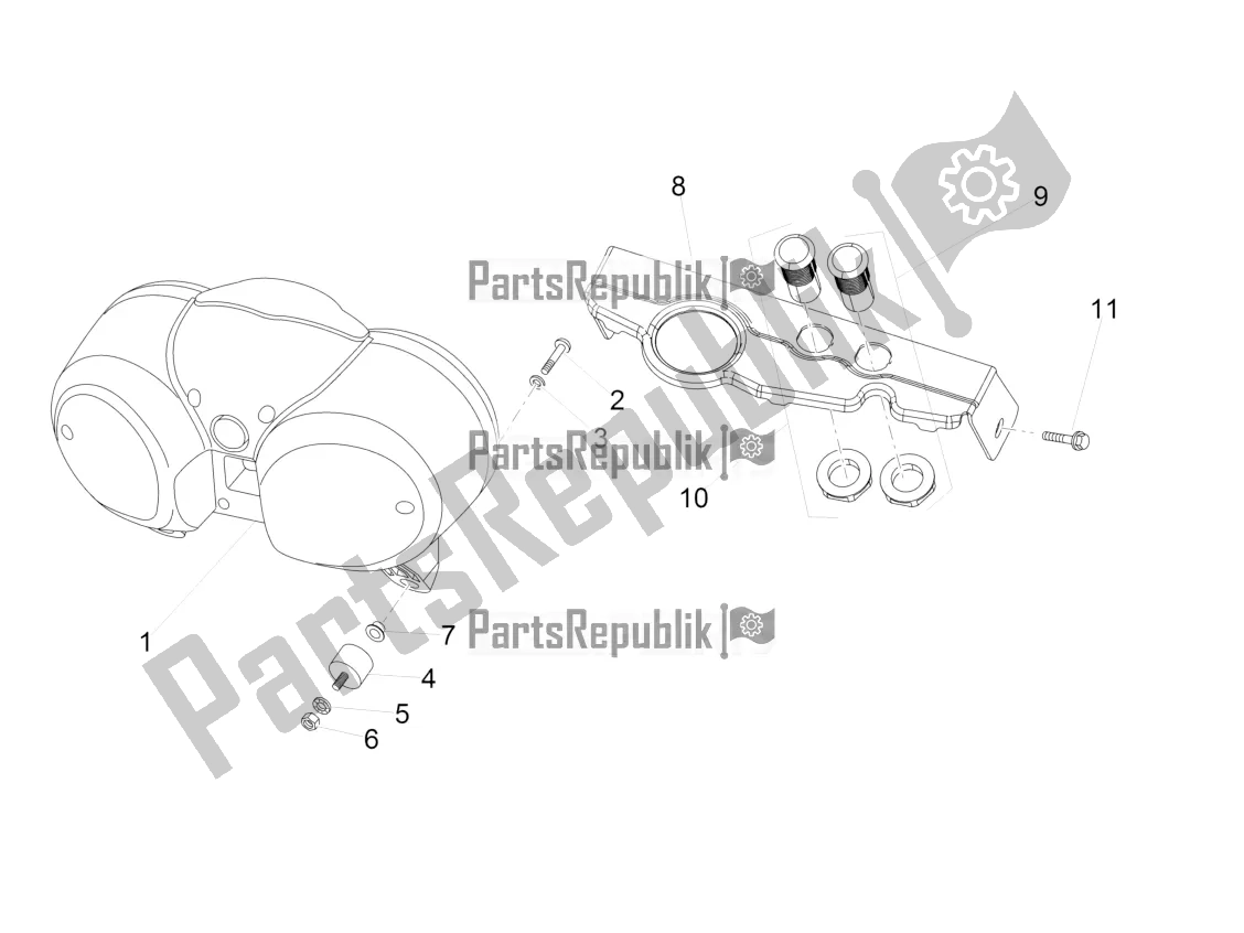 Toutes les pièces pour le Tableau De Bord du Moto-Guzzi V7 II Special 750 ABS USA 2016