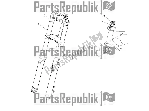 Toutes les pièces pour le Fourche Avant I du Moto-Guzzi V7 II Special 750 ABS USA 2016