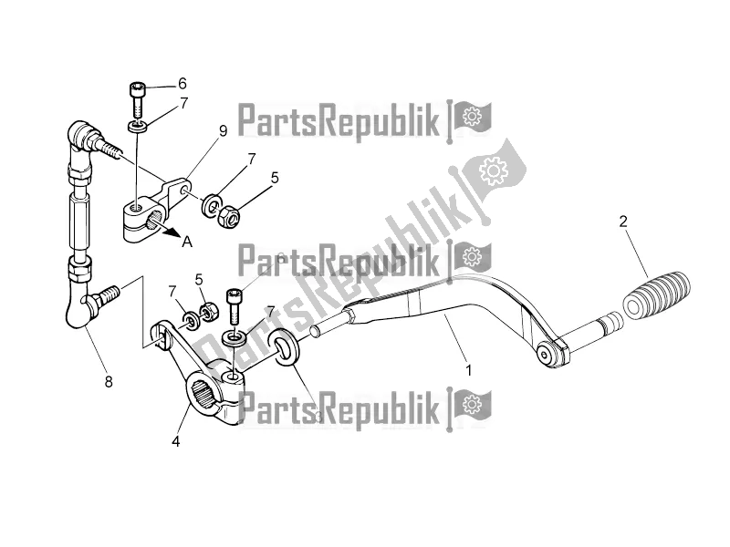 Todas las partes para Palanca De Cambios de Moto-Guzzi V7 II Special 750 ABS USA 2016