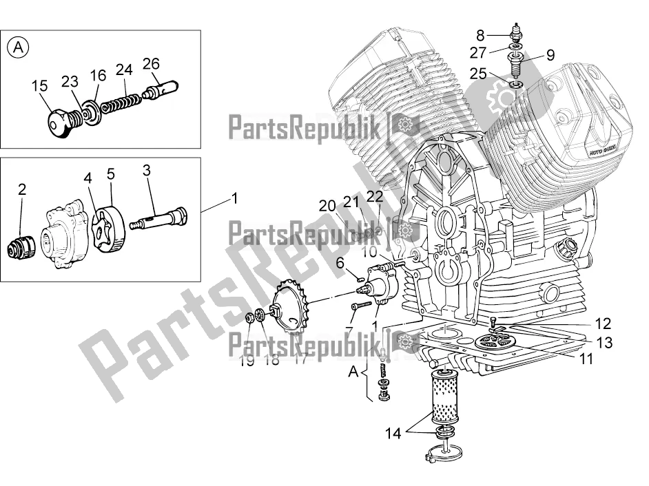 Todas las partes para Bomba De Aceite de Moto-Guzzi V7 II Special 750 ABS USA 2016