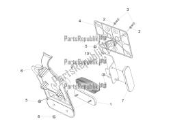 achterste body plaat houder