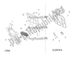 achterste body plaat houder