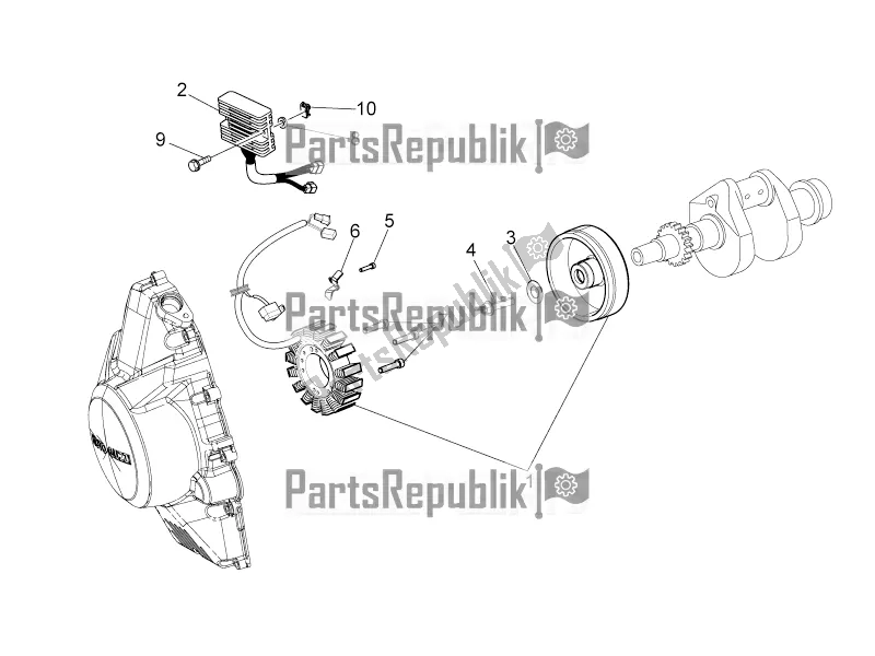 Toutes les pièces pour le Générateur - Régulateur du Moto-Guzzi V7 II Stone 750 E3 ABS 2016 Nafta 2016