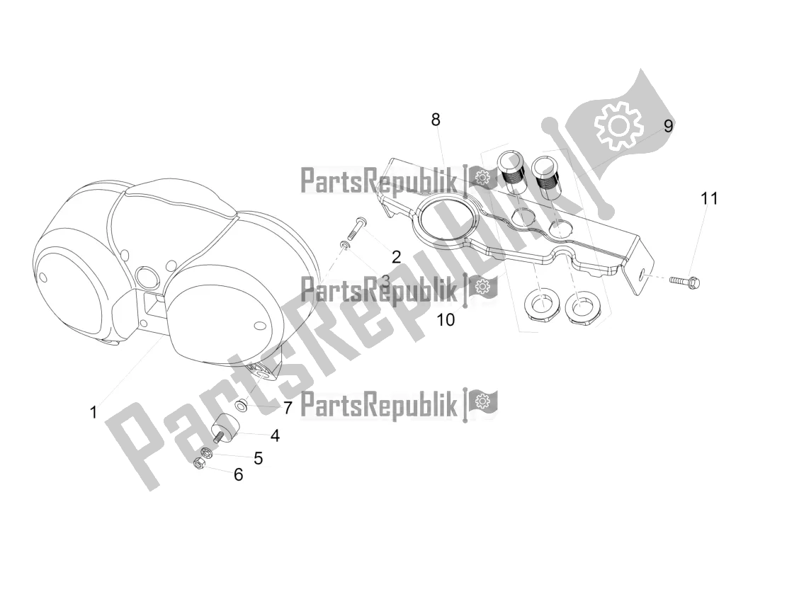 Tutte le parti per il Pannello Di Controllo del Moto-Guzzi V7 II Stornello 750 ABS 2016
