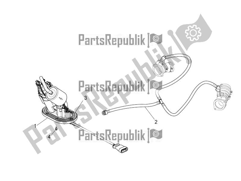 Tutte le parti per il Pompa Di Benzina del Moto-Guzzi V7 II Stornello 750 ABS USA 2016