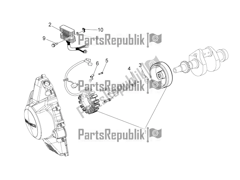 Tutte le parti per il Generatore - Regolatore del Moto-Guzzi V7 II Stornello 750 ABS USA 2016